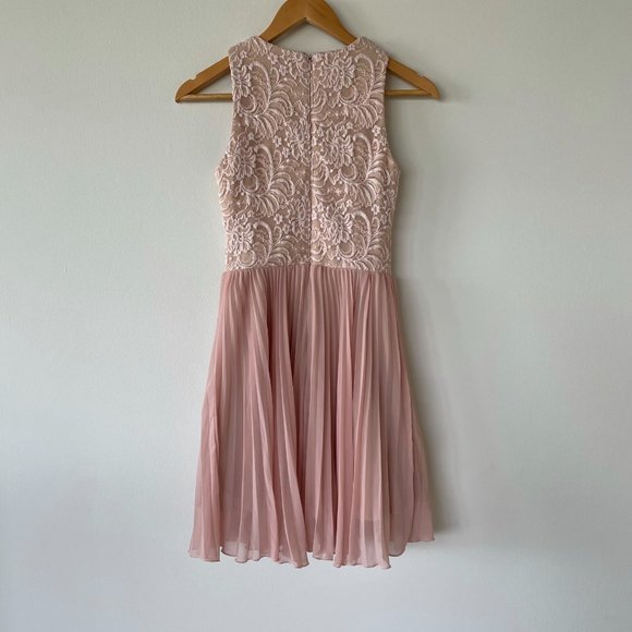 Xscape Pleated Mini Dress - Picture 4 of 7